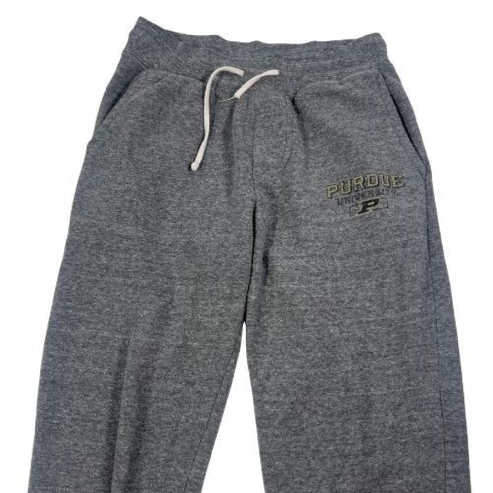 Purdue University Sweatpants Mens Small Gray Jogger Boilermakers Fleece College